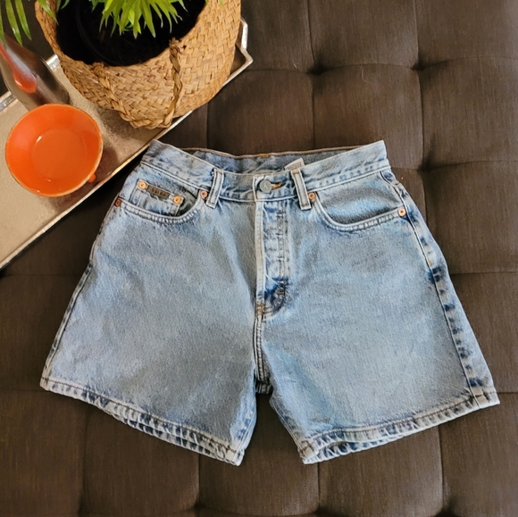 Lauren Ralph Lauren Pants - 💋90's VINTAGE Ralph Lauren high-rise denim shorts